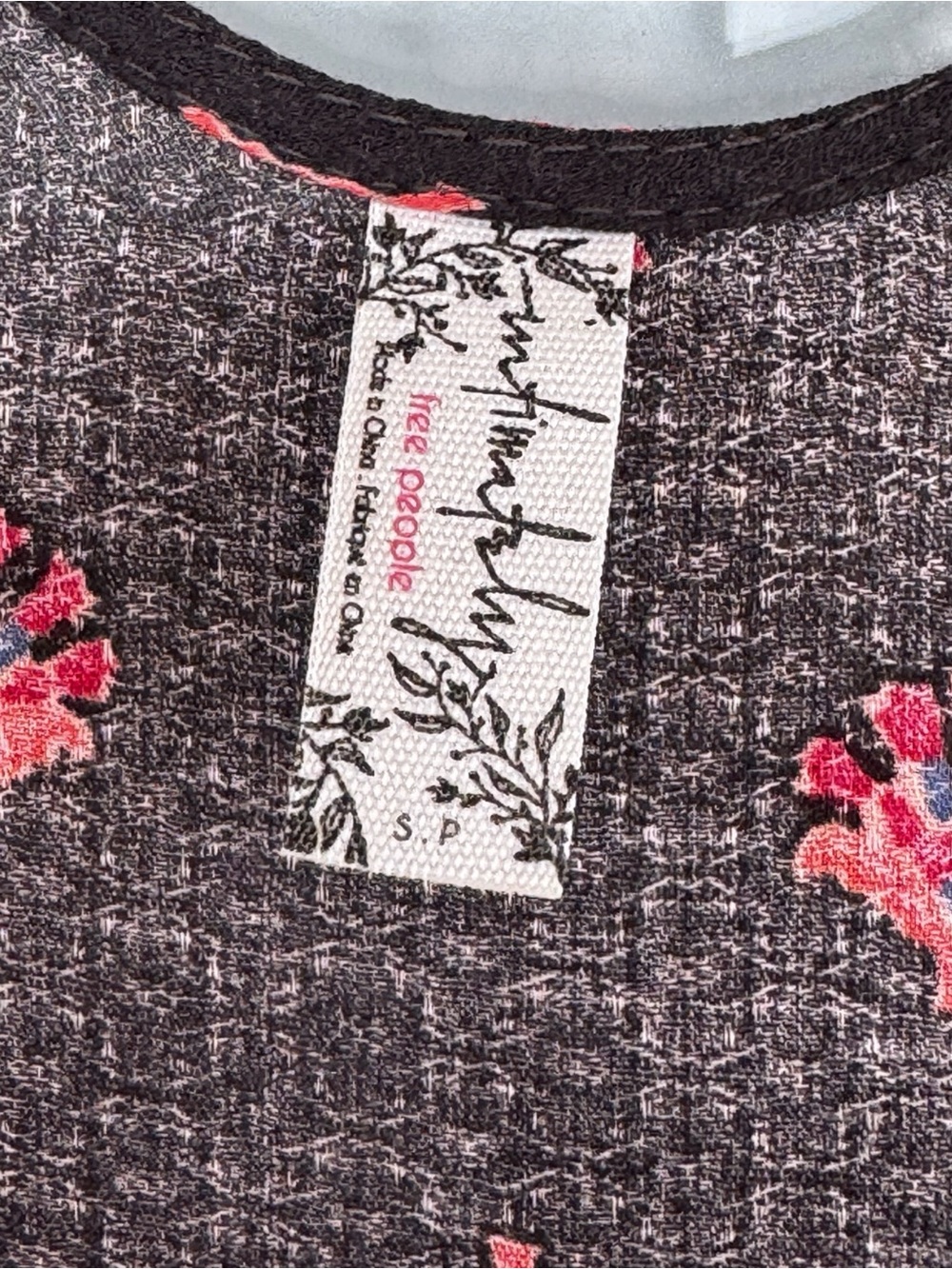Free People Intimately Faithfully Yours Black Paisley-Panel High-Low Maxi Dress - Picture 12 of 15